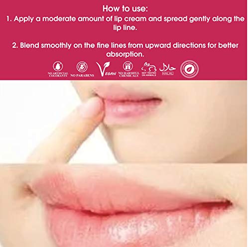 Irem Pink Lips - Lip cream Repair restore and brighten lips. With Vitamin C, Hyaluronic and Licorice 15g