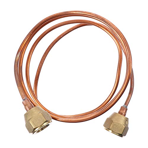 jojofuny Tubo de conexión partes del refrigerador derecho tubería de refrigeración aire acondicionado centralizado frigorifico tubo de refrigeración de cobre tubería de cobre en espiral