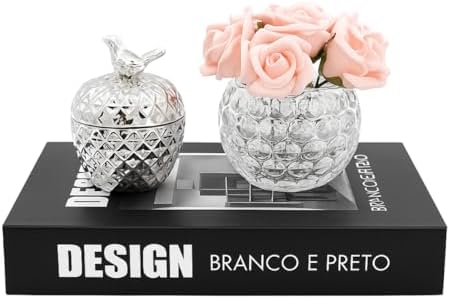 Conjunto Livro Decorativo Fashion Luxo Tendência Glamour