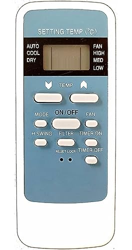 Image of Remote Control Compatible for Hitachi Split /Window Air Conditinoner Remote with Backlight and Ac Stand (137A)