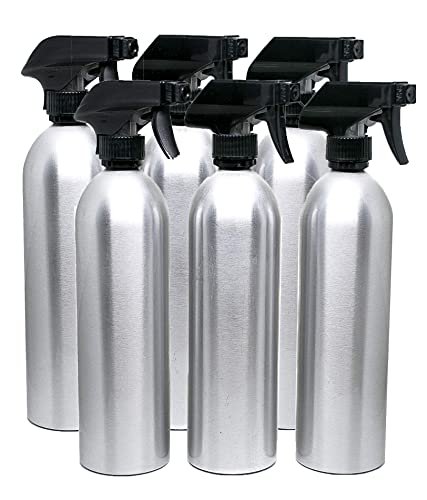 5GEN. FIFTH GENERATION DISTRIBUTION 6 Pack Empty Aluminum Spray Bottles with Sprayers 20 oz.