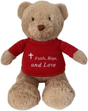 Oso de Peluche Gracewaters con 2 Camisetas Religiosas 18 Pulgadas miniatura 4