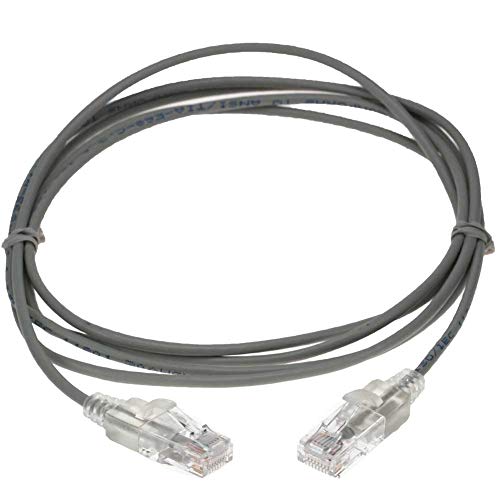 Cable de red Cat 6 UTP de 6 pies con blindaje delgado miniatura 1