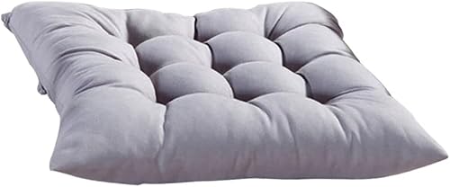 Miniatura 4 de 2 cojines cuadrados gruesos para silla, cojines para niños, cojines para sofá, cojín de lijado con lazos, almohadas para el hogar, almohadas