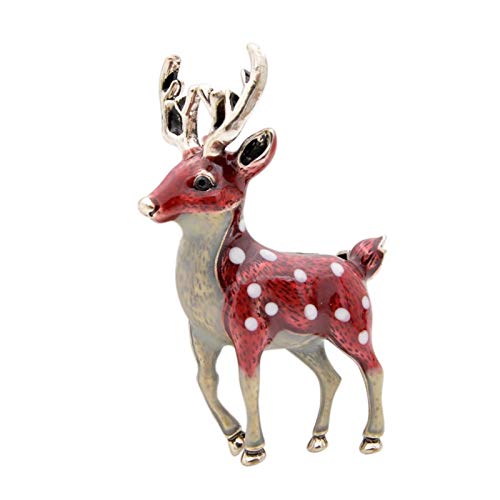 Broche cerf Sika pour sublimer vos manteaux et vestes d'hiver
