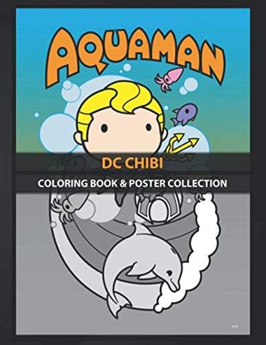 Coloring Book & Poster Collection: Dc Chibi Aquaman Comics