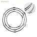 Shophubio Snare Drum Hoop Rim Replacement, Sturdy Zinc Alloy Material, Installation On Percussion Instruments(10 inch)