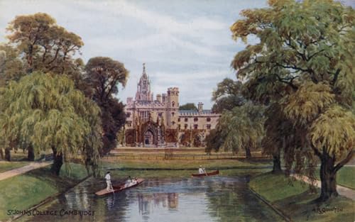 Toile murale abstraite St John's College d'Alfred Robert Quinton, tableau decoration grand format