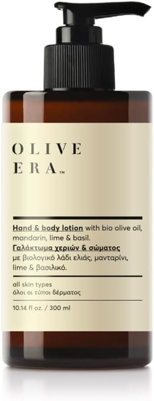Hand & Body Lotion met biologische olijfolie & mandarijn, limoen & basilicum