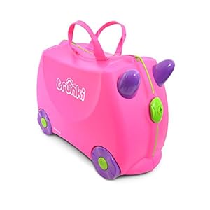 Trunki Valise à Roulettes pour Enfants et Bagages à Main pour Enfants : Valise à Roulettes Trixie (Rose)