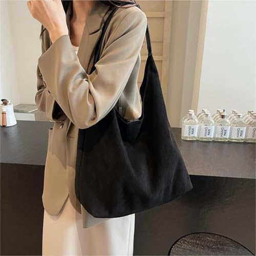 Bolsos hobo retro para mujer, de ante, informales y espaciosos, bandoleras y bolsos de mano miniatura 2