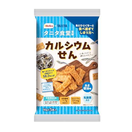 栗山米菓 タニタ食堂監修のカルシウムせん 80ｇ×12袋のサムネイル