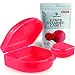 2 Pack- Snap Lock Retainer Case; Pink Poppy