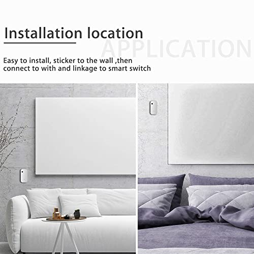 Karlak Light Sensor,Tuya WiFi Light Sensor ligent Home Illumination Sensor Linkage Control Brightness Sensor Work with Tuya Device Compatible with Alexa Home - Image 3
