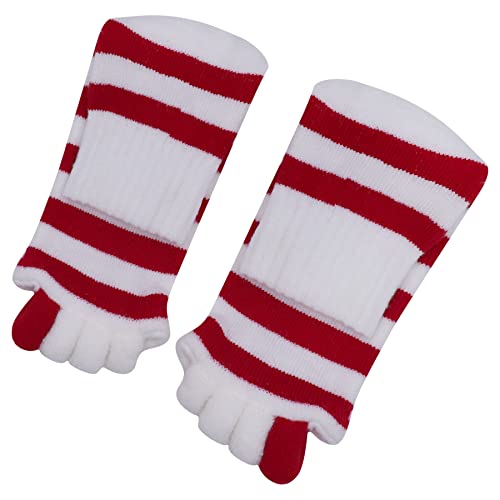 Image of AIBEARTY 1 Pair Yoga Sport Gym Five Toe Separator Socks