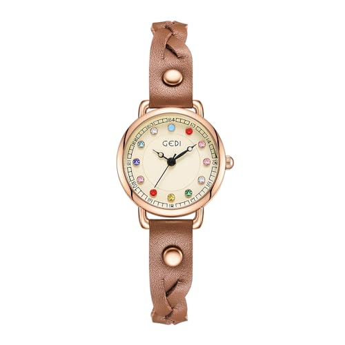 Montre femme pierre de naissance TOOCAT, l'accessoire tressé idéal pour étudiante