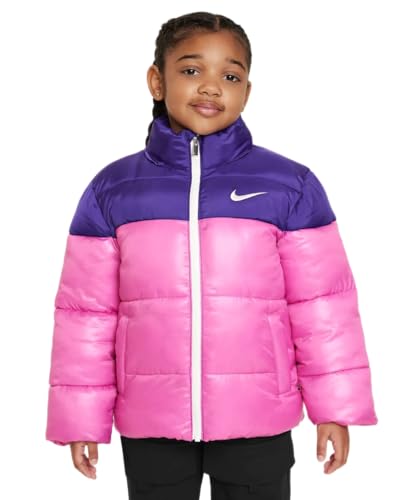 Doudoune colorblock Nike enfant rose - Veste rembourrée 4-5 ans