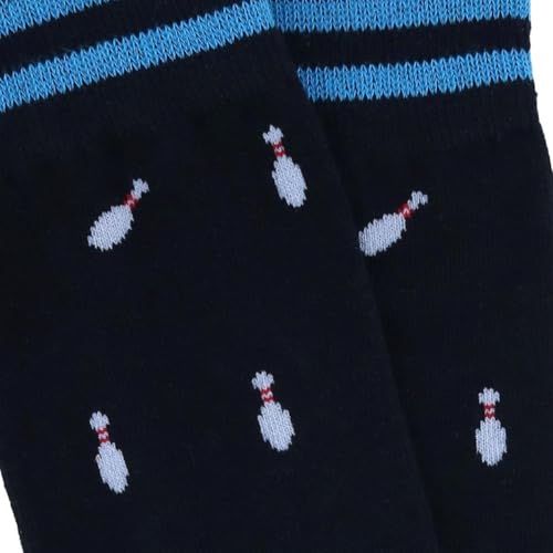 CTM Men's Bowling Premium Novelty Dress Socks (1 Pair)3