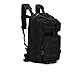 Sac à Dos de Trekking, Sacs de Trekking Sac à Dos Militaire Sac à Dos armée 25L Molle Assaut Pack Sac à Dos de Combat Tactique pour la randonnée en Plein air Camping Trekking Pêche Chasse (Noir)