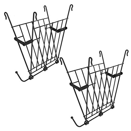 AB Tools 2PK Small Animal Folding Wire Hay Rack with Treat Hanger for Rabbit Gunea Pig