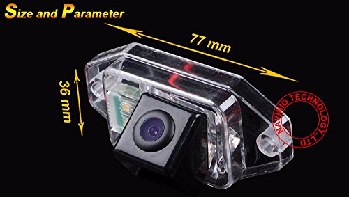 Waterproof Backup Camera Color Car Rear View Camera 170 Degree Viewing Angle License Plate with Night Vision for Land Cruiser 120 Series Prado from 2002 to 2009 - Image 2