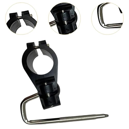Clamp metálico para rack de batería electrónica 4.53x2.13x6.30 in miniatura 2