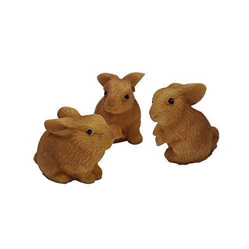 Darice® Yard and Garden Minis - Rabbits - Resin - 1 inch - 3 pieces