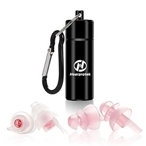 [2020 Nieuw ontwerp] Slaapoordopjes, Hearprotek 2 paar oordopjes voor dames, (32 dB en 30 dB) Ultrazachte oordopjes…