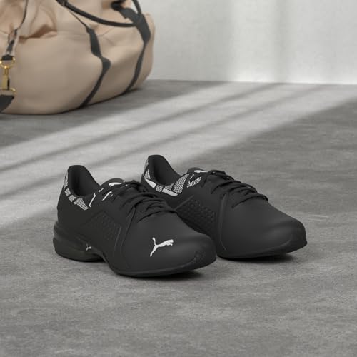 Image of Puma Men's Viz Runner Trainers, Black, 7.5 Men