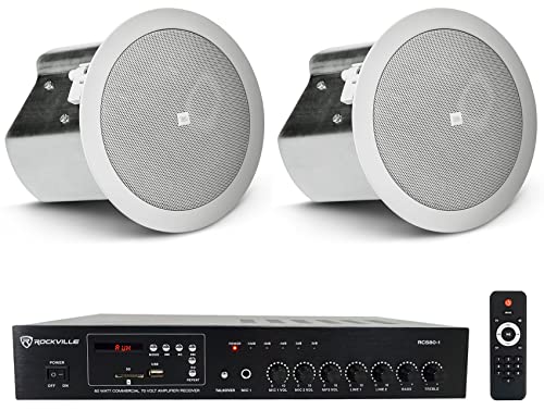 Rockville Pair JBL Control 14C/T 4