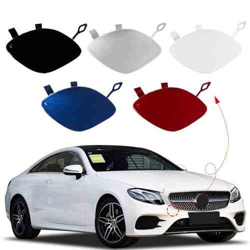 CZShiYue Car Front Bumper Tow Hook Cover Cap Towing Eye Fit for Mercedes-Benz E-Class W213 for E200 E220 E300 E350 E400 E550 E63 2017 2018 2019 2020 Trailer Cover Cap A2138850222(Red)