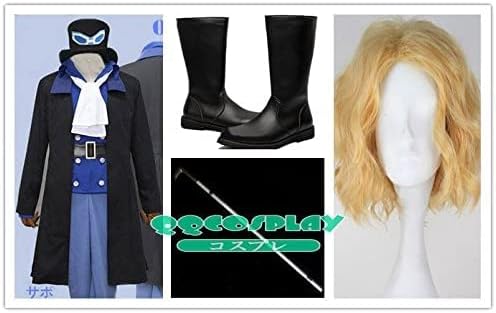 Amazon Longmucos コスプレ衣装 ウィッグ 靴 道具 One Piece ワンピース サボ 革命軍参謀総長 Cosplay 男性 Xl コスプレ 仮装 通販