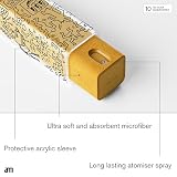 am Zestaw do czyszczenia ekranu z atomizerem 2 w 1 – środek do czyszczenia wyświetlaczy do smartfona, tabletu, laptopa i auta – screen cleaner z mikrofibrą (Keith Haring, 3 szt.)