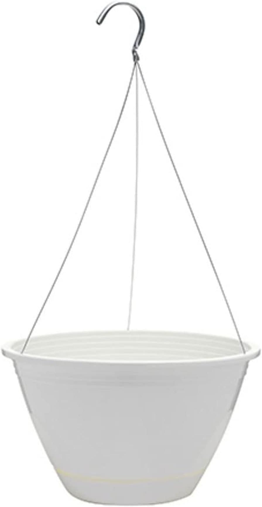 Southern Patio 10" Promotional Hanging Basket, White