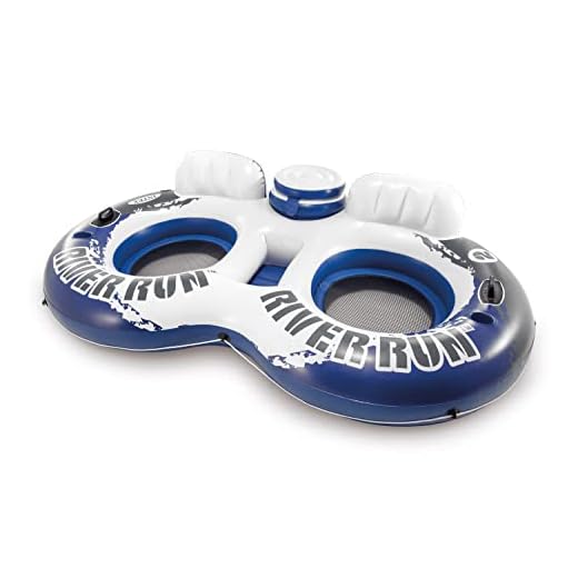 Intex 58837EP River Run II Sport Lounge, Inflatable Water Float, 951/2" x 62"