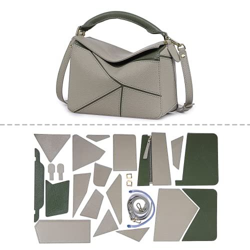 POPSEWING DIY kit for crossbody bag puzzle for women, designer leather handbag kit, leather sewing kit for adults, bag making kit, bag sewing pattern POPSEWING DIY kit for crossbody bag puzzle for women, designer leather handbag kit, leather sewing kit for adults, bag making kit, bag sewing pattern