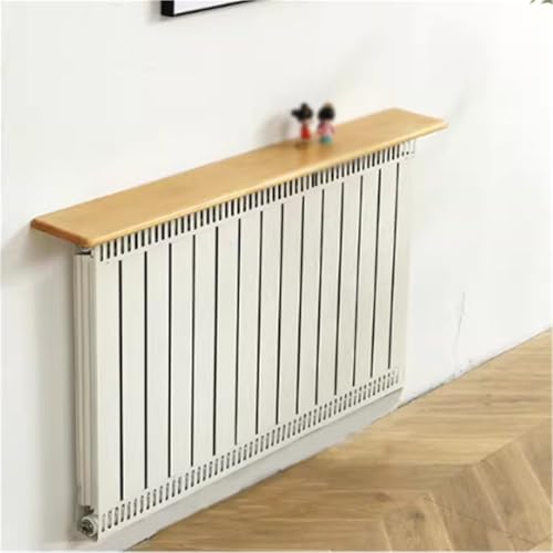 Mesa de madera para radiador, cubierta superior a prueba de polvo, estante de almacenamiento para el hogar para dormitorios, apartamentos, dormitorios, salas de estar