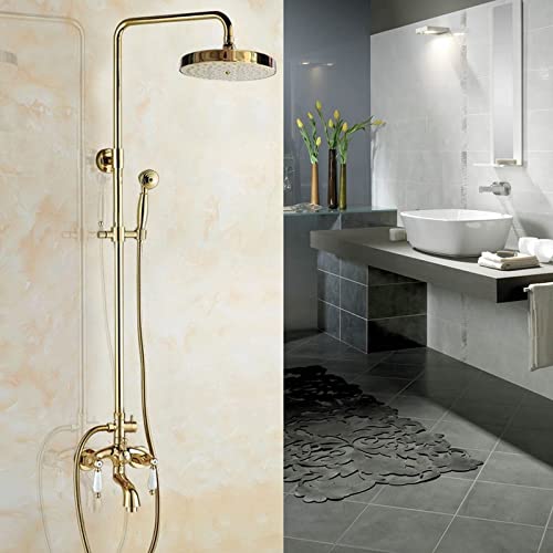 Mitigeur de baignoire et douche pluie en laiton Agf425 pour rénover une salle de bains ancienne