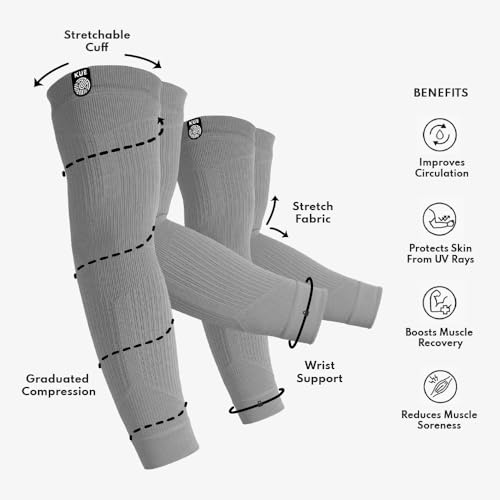 Kue Compression KUE Compression Hand Cover Arm Sleeves | Men & Women|Running,Cricket ...