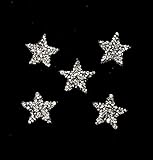 Star Rhinestone Applique Iron on Transfer Applique Patch, Price For 5 PCS 2'' Diameter