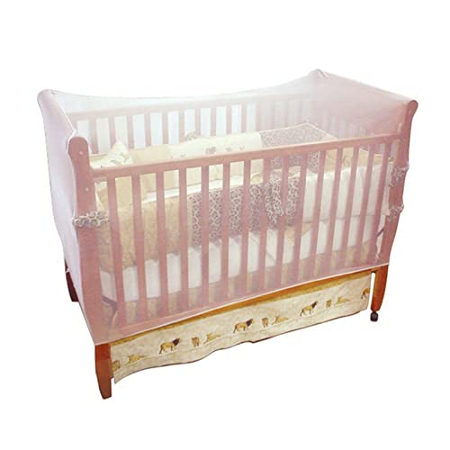 Jenbode Crib Universal Size Crib Mosquito Net, White, 70X160X70Cm #TOP19