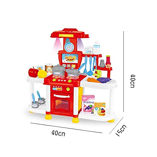 Tägliche Ausrüstung Spielzeug Kinderküche Spielzeug-Set Sound und Licht Soundeffekte Mädchen Kochen Kochen Geschirr 3-6… – Bild 8