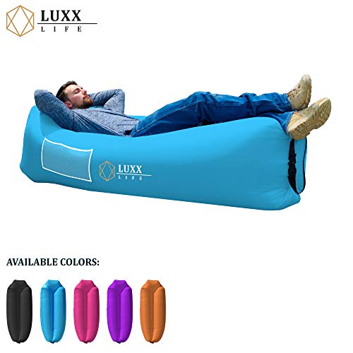 LUXX LIFE - Inflatable Lounger Camping Sofa Air Lounger - Camping, Hiking, Traveling