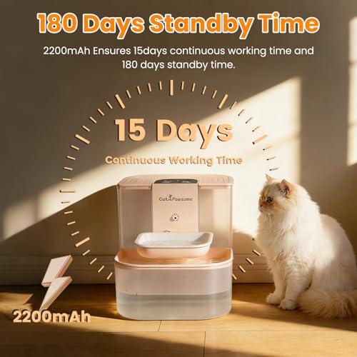 Fuente de agua automática para gatos y perros pequeños 4.5L miniatura 4