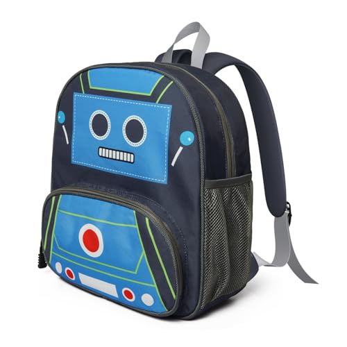 QXWREL mochila para homens e mulheres, Robô, 15H, Bonito