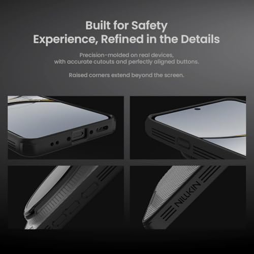 Image of Nillkin Case for Oppo Find X9 Ultra (6.82 inch Inch) CamShield Prop Magnetic Flip Style Transparent Lens Camera Protect Mobile Holder TPU + PC Transparent Black Color