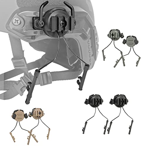 Support pour casque tactique rotatif avec adaptateur rail ARC