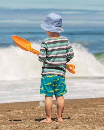 Image of SURF CUZ Boys Swim Trunks Toddler Swim Shorts UPF 50+ Bathing Suit for Boy Swimsuit Quick Dry Mesh Beach Boardshorts Swimwear