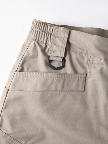 Men's Outdoor Tactical Stretch Cargo Shorts Ripstop Work Hiking Shorts4