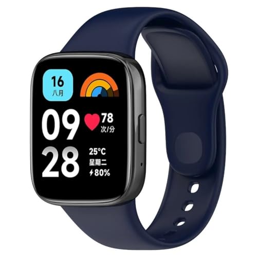 Image of Bands for Redmi Watch 3 ACTIVE Smartwatch Only, Soft Silicone Replacement Straps for Men & Women Comfort and Flexible Strap (Not for Watch 3)